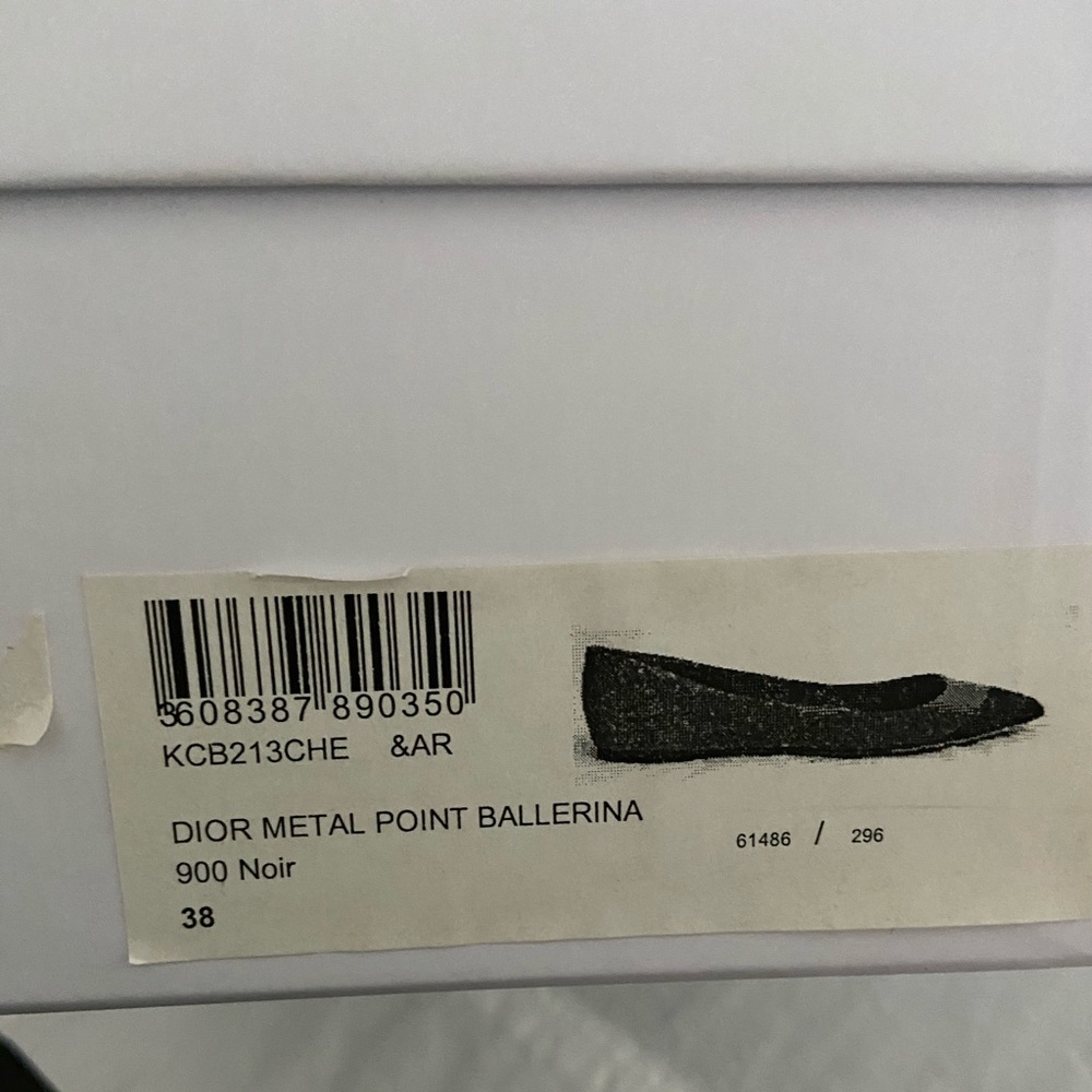 DIOR metal point ballerina flats - Picture 6 of 7